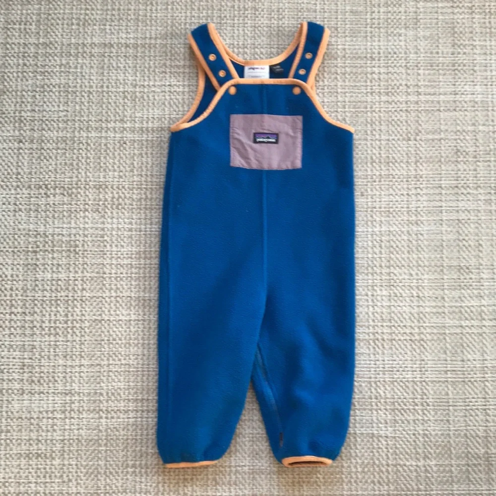 Patagonia Fleece Overalls (size 12-18m)